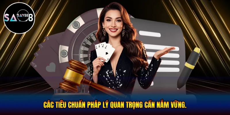 Các tiêu chuẩn pháp lý quan trọng cần nắm vững.